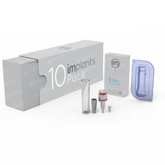 Implante dental autoperforante en espiral NEO® - Hexágono interno (SP) - Ø 3.5, Ø 3.75, Ø 4.2